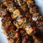 Easy Honey Balsamic Chicken Skewers with Fresh Thyme
