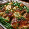 Honey Mustard Chicken Bake with Potatoes & Green Beans