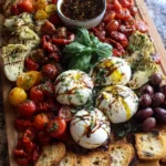 Mediterranean Burrata Board