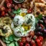 Mediterranean Burrata Mezze Board