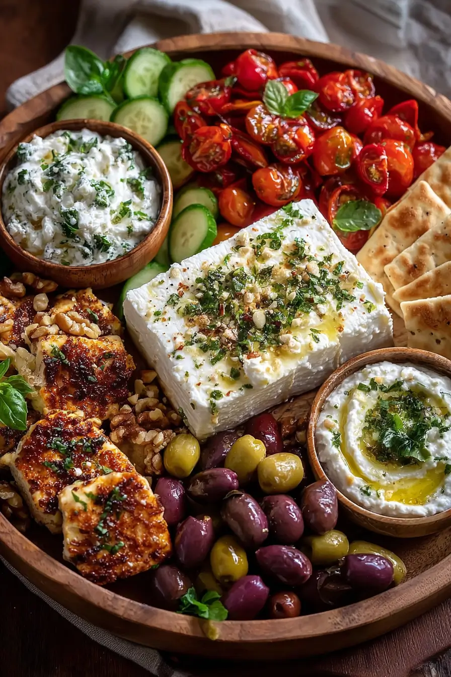 Mediterranean Feta Board
