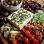 Mediterranean Feta Mezze Board