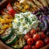 Mediterranean Feta & Roasted Veggie Board