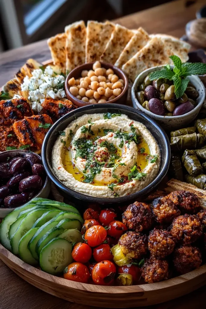 Mediterranean Mezze Tapas Feast