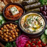 Mediterranean Mezze Tapas Spread