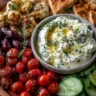 Mediterranean Ricotta & Pita Board