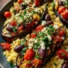 Mediterranean Stuffed Eggplant with Couscous