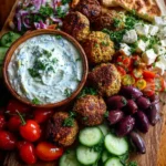 Mezze Feast with Falafel & Tzatziki