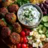 Mezze Feast with Falafel & Tzatziki