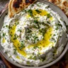 Easy Whipped Feta with Garlic, Lemon & Olive Oil