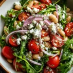 White Bean & Arugula Salad with Lemon Dressing