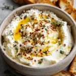 Zesty Whipped Feta with Honey & Roasted Red Pepper Flakes Recipe