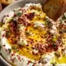 Easy Zesty Whipped Feta with Honey & Roasted Red Pepper Flakes