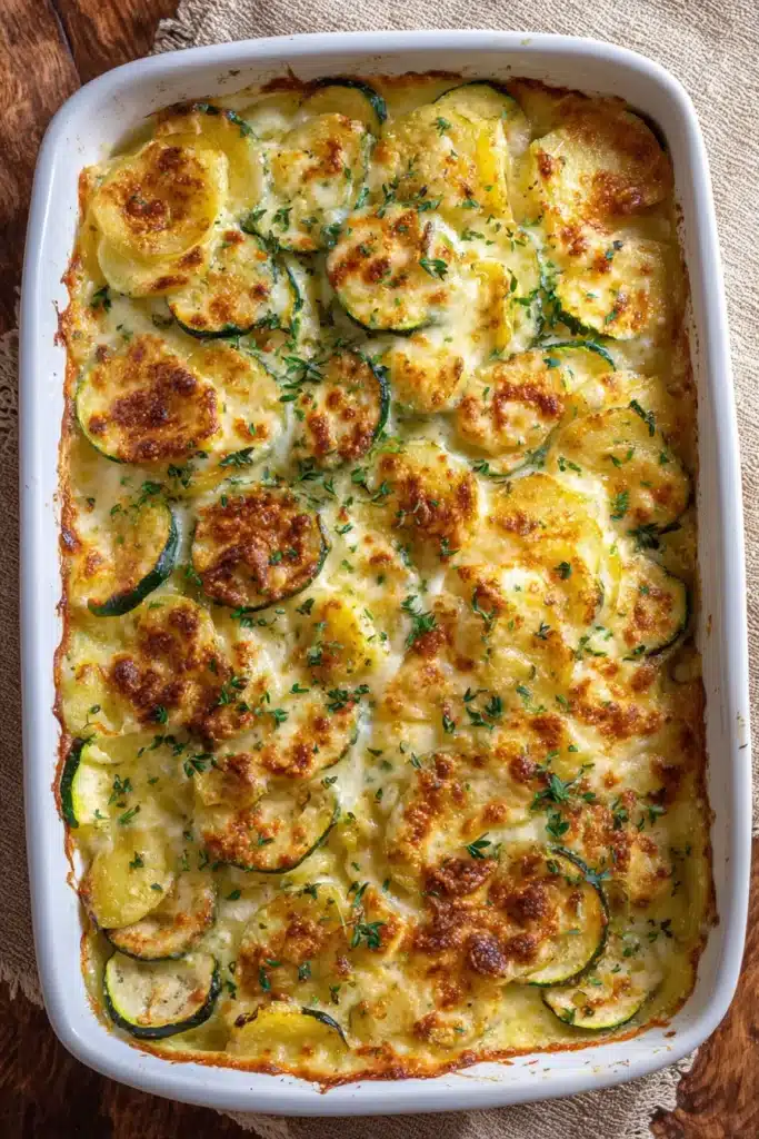 Easy Zucchini Potato Bake
