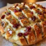 Cranberry Brie Honey Sourdough Pull-Apart Bread