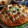Cranberry Brie Sourdough Pull-Apart Bread