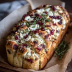 Cranberry Feta Sourdough Pull-Apart Bread