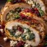 Cranberry & Spinach Stuffed Chicken Breasts with Feta
