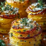 Elegant Roasted Potato Stacks
