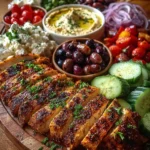 Greek Chicken & Olive Mezze Board