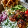Greek Lamb Meatballs with Tzatziki & Pita