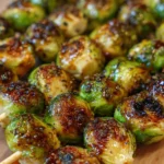 Maple-Dijon Brussels Sprout Skewers