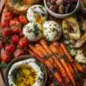 Mediterranean Burrata & Roasted Carrot Board