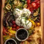 Mediterranean Burrata and Roasted Veggie Board Recipe