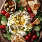 Mediterranean Ricotta and Pita Board Recipe