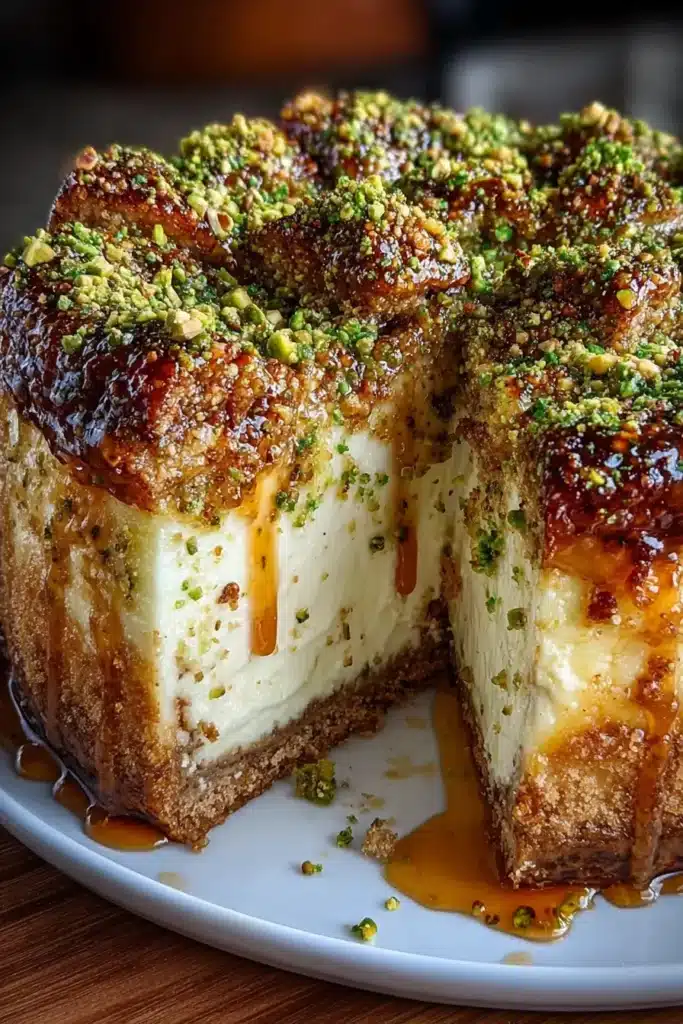 Baklava Pistachio Cheesecake Supreme