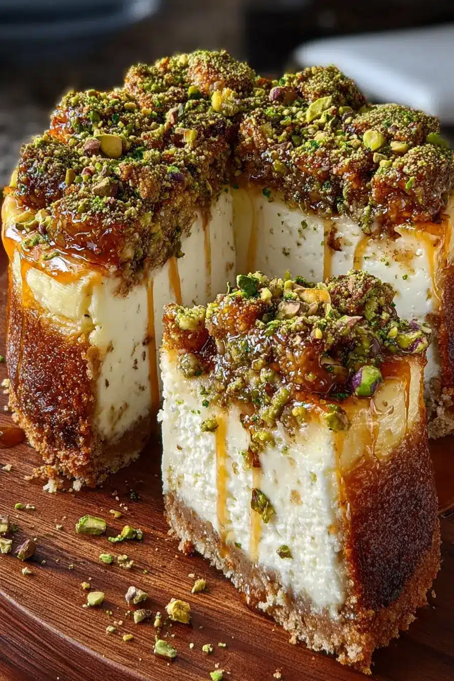Baklava Pistachio Cheesecake Supreme