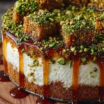 Baklava Pistachio Cheesecake Supreme