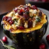 Best Cranberry Feta Stuffed Acorn Squash