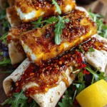 Crispy Baked Feta Wraps with Spicy Honey Drizzle