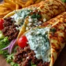 Greek Beef Wraps with Tzatziki Sauce