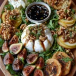 Mediterranean Burrata Platter with Balsamic Pears & Figs
