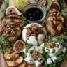 Mediterranean Burrata Platter with Balsamic Pears & Figs