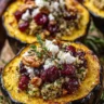 Stuffed Acorn Squash with Quinoa, Cranberries & Feta Recipe
