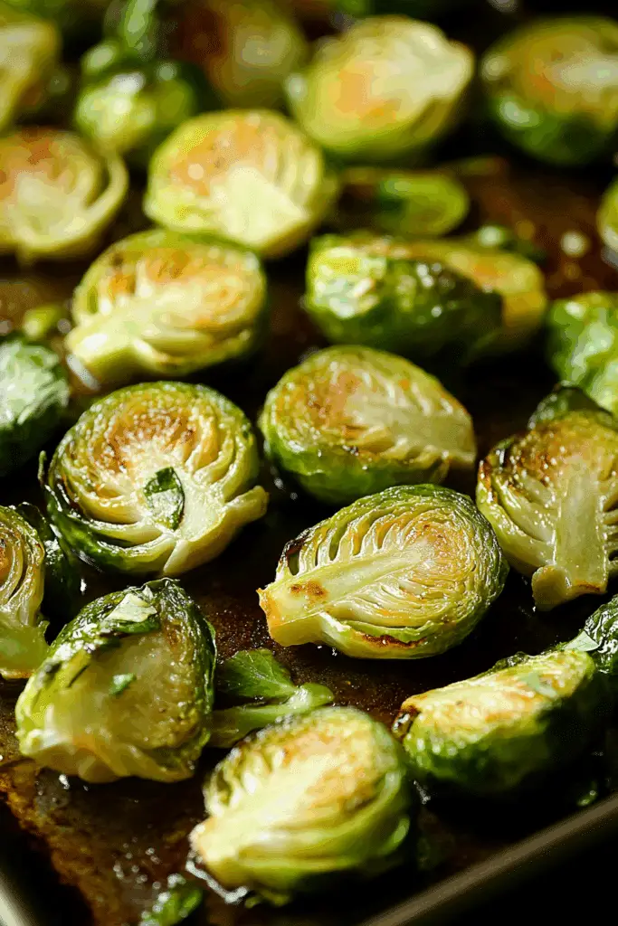 How To Make Caramelized Brussels Sprouts with Feta, Walnuts, and Cranberry-Honey Glaze