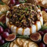 Pistachio & Fig Honey Cheese Board
