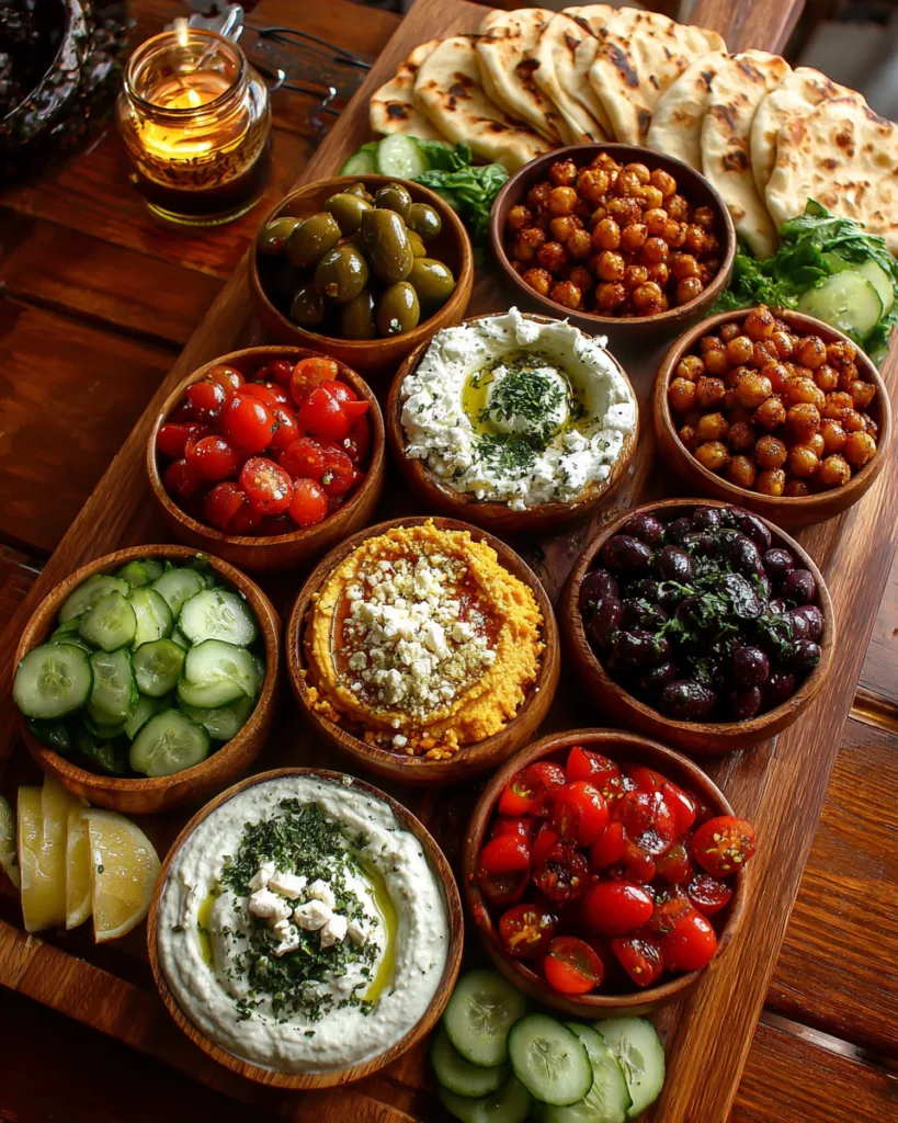 Mediterranean Mezze Tapas Board