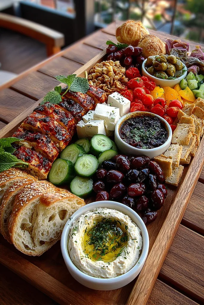 Mediterranean Mezze Tapas Board