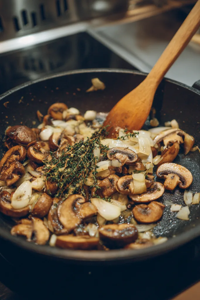 How to make Mushroom & Gruyère Puff Pastry Braid