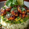 Honey Lime Chicken & Avocado Cauliflower Rice Stack