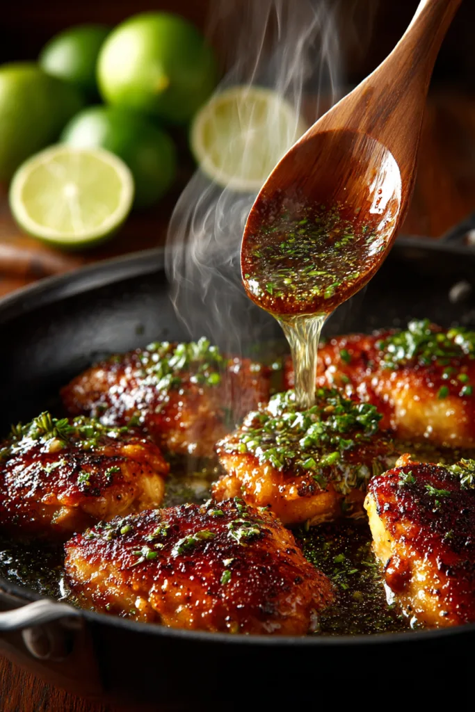 Honey Lime Chicken & Mango Quinoa Stack