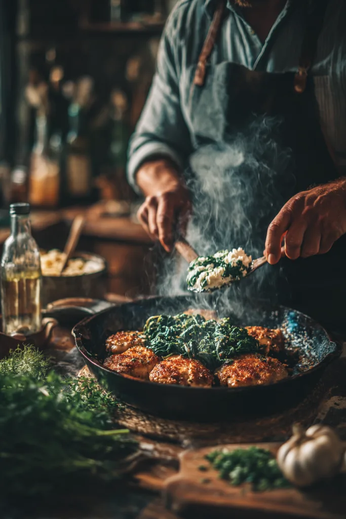 Lemon Dijon Chicken Orzo Bowl with Garlic Whipped Feta