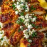 Crispy Hot Honey Lemon Feta Chicken