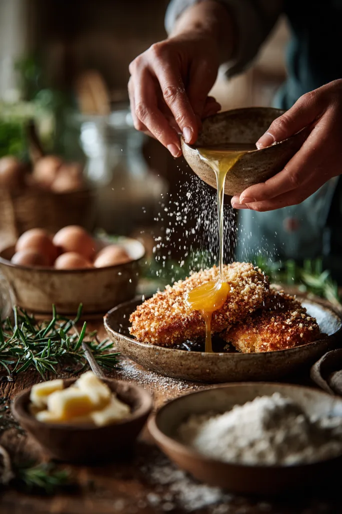 Crispy Hot Honey Lemon Feta Chicken