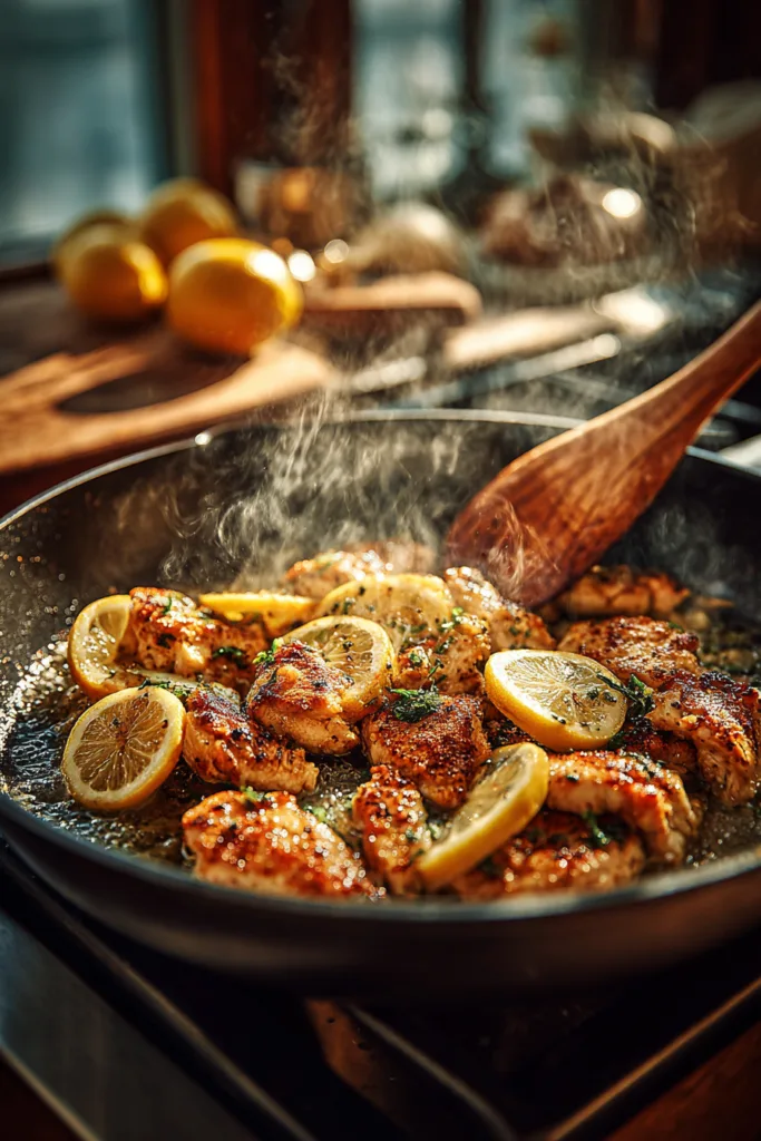 Greek Chicken Gyro Bowl with Spicy Lemon Garlic Feta