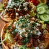 Mediterranean Ground Chicken Pita with Hot Honey Feta Cream